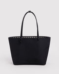 Large Nylon Reversible Tote - Black Mix